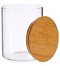 Glazen luxe keuken voorraadpot/voorraadbus 870 ml- Voorraadbussen met luchtdichte deksel - Afmeting: 10 x 12.5 cm