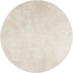 vidaXL - Vloerkleed - OVIEDO - laagpolig - Ø - 160 - cm - beige
