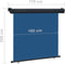 vidaXL - Balkonscherm - 175x250 - cm - blauw