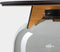 Terrarium | Eiken Tafel | Bonsai plant | Grijs glas | ↑55cm -Ø35cm