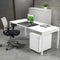 Bureautafel of vergadertafel Kubus 180x90cm breed 180CM diep 90CM hoogte bladkleur Speciale Kleur framekleur Zwart (RAL9005)