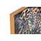 Schilderij Home ESPRIT Zwart Gouden Luipaard Koloniaal Coating 50 x 3,5 x 70 cm (2 Stuks)