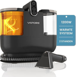 Vapore Tapijtreiniger - Draagbare Vlekkenreiniger - 1200W - 13000 Pa Zuigkracht - Zwart