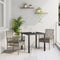 vidaXL - Ligzetels - 2 - stuks - met - Kussens - Grijs - Poly - Rattan