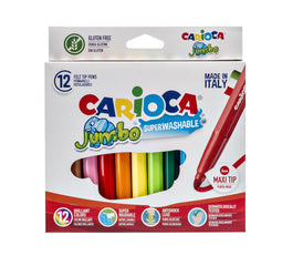 Carioca - Viltstift carioca jumbo maxi assorti 12st | 48 stuks