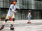Nijdam Red Raider - 2-in-1 Combo Skeelers - Verstelbaar 29-32 - Zwart/Rood