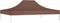 vidaXL - Partytentdak - 270 g/m² - 4,5x3 m - bruin