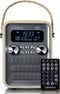 Lenco PDR-051 - Draagbare DAB Radio - FM DAB+ Bluetooth AUX - Taupe