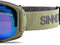 SINNER MOHAWK - Skibril - TRANS+®-lens 100% UV-bescherming - Mat Mosgroen