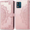 iMoshion Hoesje Geschikt voor Motorola Moto E13 Hoesje Met Pasjeshouder - iMoshion Mandala Bookcase - Rosé Goud