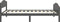 vidaXL - Bedframe - massief - grenenhout - donkergrijs - 100x200 - cm