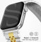 Selencia Jubilee stalen bandje - Geschikt voor Apple Watch 1, 2, 3, 4, 5, 6, 7, 8, 9, 10 (42 mm), SE - 38/40/41 mm - Zilver - One Size