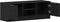 vidaXL - TV-kast - Zwart - Eiken - 102x35x36,5 - cm - Bewerkt - Hout