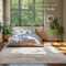 tectake® Vintage Design Vloerkleed Dalia - Laagpolig - Wasbaar - 200x274cm - beige