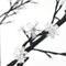 vidaXL - Kerstboom - 600 - LED's - blauw - licht - kersenbloesem - 300 - cm