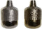 Vaas DKD Home Decor Gouden Zilverkleurig Aluminium Modern 22 x 22 x 33 cm (2 Stuks)