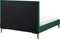 BAYONNE - Tweepersoonsbed - Groen - 140 x 200 cm - Fluweel