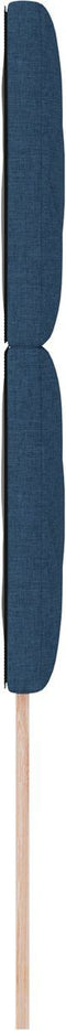 vidaXL - Hoofdbord - met - een - Diamantblokontwerp - in - Blauw - - - 100 - cm - Stoffen - Hoofdbord