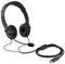 Kensington K33065WW - Hoofdband Headset - Bedraad USB-aansluiting Boommicrofoon - Zwart