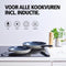 Brabantia INDU+ R Koekenpan - Ø 24 cm - 100% gerecycled aluminium - keramische antiaanbaklaag - grijs