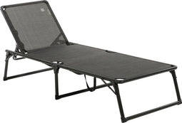 Travellife Como - Ligbed - Opvouwbaar - Rugleuning in 6 standen verstelbaar - Grijs