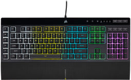 Corsair K55 RGB Pro - Toetsenbord - FullSize Qwertz - Draad - 110 toetsen