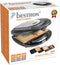 Bestron 3-in-1 contactgrill, inclusief 3 uitwisselbare bakplaten: Sandwich, Wafel- en Grillplaat, met antiaanbaklaag & Indicatielampje, 760 Watt, kleur: rvs