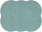 vidaXL - Placemats - 4 - st - rond - 38 - cm - katoen - effen - donkergrijs