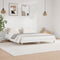 vidaXL - Bedframe - bewerkt - hout - hoogglans - wit - 200x200 - cm