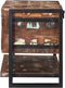 vidaXL - Opbergbak - Multikleur - 80x35x45 - cm - Massief - Gerecycled - Hout