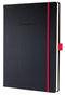 Sigel notitieboek - Conceptum RED Edition - A5 - zwart - hardcover - 194 pagina's - 80 grams - lijn - SI-CO663