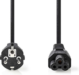 Nedis Stroomkabel - Type F (CEE 7/7) Male - IEC-320-C5 - 5.00 m - Zwart