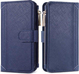iMoshion Hoesje Geschikt voor Samsung Galaxy S20 FE Hoesje Met Pasjeshouder - iMoshion Luxe Portemonnee - Donkerblauw