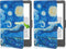 Lunso - Geschikt voor Kobo Clara 2E hoes (6 inch) - sleep cover - Van Gogh Sterrennacht