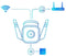 TP-Link TC65 - Bewakingscamera - 2304x1296 px - IR-nachtzicht - IP66
