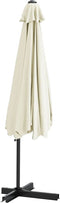 vidaXL - Parasol - met - stalen - paal - 300 - cm - zandwit