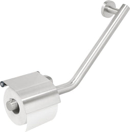 Tiger Boston - Wandbeugel met wc rolhouder - Rechts - RVS geborsteld