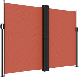 vidaXL - Windscherm - uittrekbaar - 180x600 - cm - terracotta
