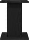 vidaXL - Plantstandaard - 2 - stuks - Zwart - Eiken - 30x30x40 - cm - Engineered - Wood