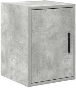 vidaXL - Garage - wandkast - betongrijs - bewerkt - hout