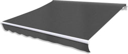 vidaXL - Luifel - handmatig - uittrekbaar - 300 - cm - antraciet