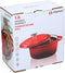 alpina Braadpan Gietijzer - ⌀ 24 cm - Vaatwasserbestendig - Rood