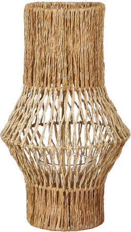 Mica Decorations Bobbie Lantaarn - 21x21x35 cm - Jute - Lichtbruin