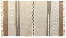 Tapijt DKD Home Decor Bruin Polyester Katoen (117 x 198 x 0,7 cm)