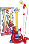 Bontempi Spa Rock Gitaar - Speelgoedinstrument - Met staande microfoon - Rood