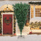 vidaXL - Kunstkerstboom - omgekeerd - met - standaard - 240 - cm - groen