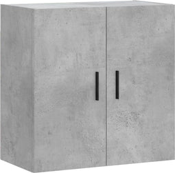 vidaXL - Wandkast - 60x31x60 - cm - bewerkt - hout - betongrijs