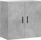vidaXL - Wandkast - 60x31x60 - cm - bewerkt - hout - betongrijs