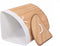 Bathroom Solutions Wasmand - bamboe hout - met deksel - naturel - 35 x 35 x 60 cm - 70 liter - opvouwbaar