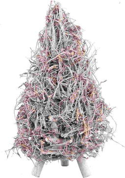 PTMD Deco Object Shastha - 32x32x60 cm - Bamboe - Wit